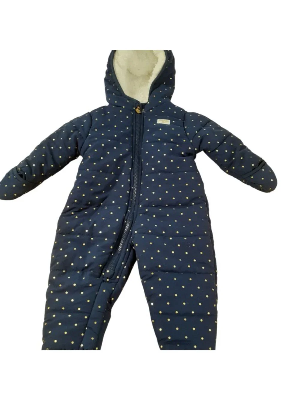 Bundle of 2 Gymboree Hooded Fleece Jacket 4T & Oshkosh Snowsuit 3/6 Months NWT